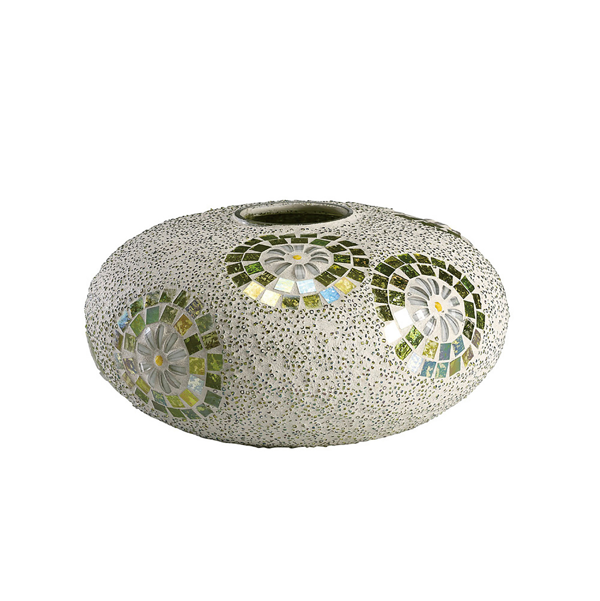 IL70272  Floretta Mosaic Vase Round